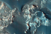 Dunes on Floor of Du Martheray Crater