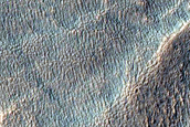 Layers along Wall of Crater West of Argyre Planitia