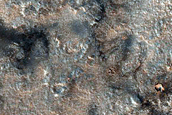 Thick Lava Flow in Syria Planum