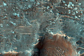Terrain Northeast of Vinogradov Crater