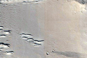 Slopes in Small Double Crater