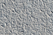 Mound Interacting with Lava Flow in Marte Vallis