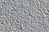 Mound Interacting with Lava Flow in Marte Vallis