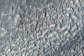 Flow Features in Crater North of Kepler Crater