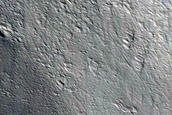 Possible Frost on West Flank of Olympus Mons