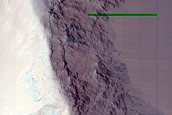 Hills in Eos Chasma