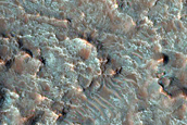 Layered Bedrock in Tyrrhena Terra