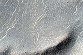 Toe of Lobate Debris Apron on Floor of Barnard Crater