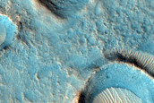 Crater in Utopia Planitia