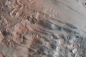 Craters on Tyrrhena Patera