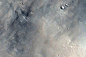 Ridge near Fluvial Terraces in Licus Vallis