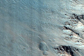 Slope Monitoring within Fresh Crater
