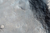 Crater with Steep Slopes