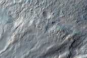Possible Gully in Southern Mid-Latitude Crater