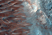 Characterize Late Discharge along Samara Valles
