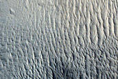 Terrain near Olympus Mons