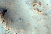 Layers in Crater Wall in Terra Cimmeria