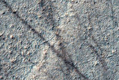 Extra-Crater Sinuous Ridge