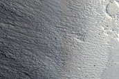 West Rim of Impact Crater over Hebrus Valles