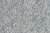 Crater in Ridged Terrain