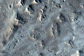 Layered Sediments in Crater