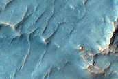 Deposits on Crater Floor