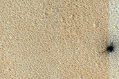 Candidate Recent Impact Site