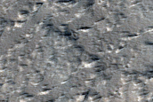 Terrain Sample as Seen in CTX Image