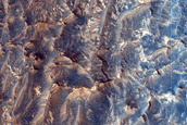 Layered Fill in Schiaparelli Crater