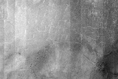 Degraded Lobate Debris Apron on Floor of Barnard Crater