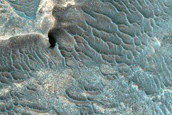 Light Toned Outcrop in Arsinoes Chaos