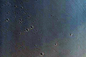 Channel Entering Orson Welles Crater