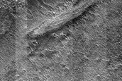 Extra-Crater Sinuous Ridge