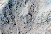 Triangular Faceted Spurs in East Candor Chasma
