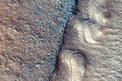 Dipping Layers in Tantalus Fossae