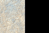 South Polar Region Cryptic Terrain Margin Monitoring in Main Crater
