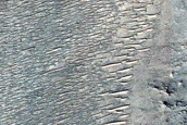 Channel North of Antoniadi Crater