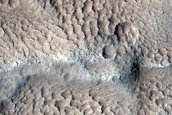 Landslide on Arsia Mons