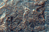 Light Toned Layers Northeast of Hellas Planitia