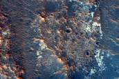 Bedrock Outcrops in Collapse Structure