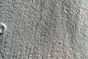 Crater Ejecta East of Tinjar Valles