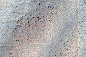 Ridges on Floor of Barnard Crater