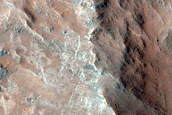 Light-Toned Material in East Coprates Chasma