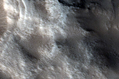 Layers in Crater Wall in Mareotis Fossae