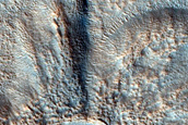 Pedestal Crater in Deuteronilus Mensae
