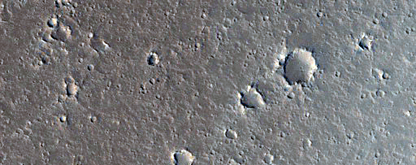 Candidate Recent Impact Site