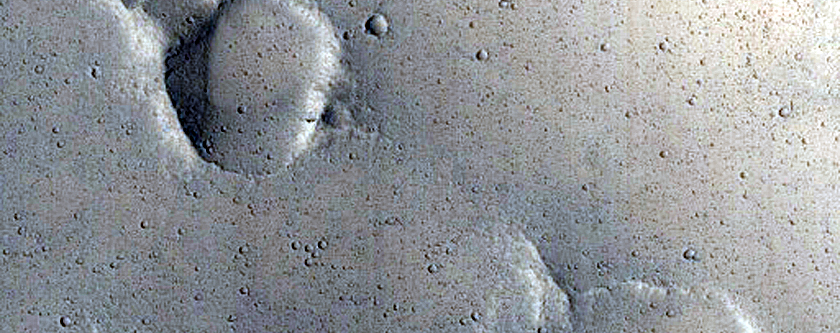 Terrain Southwest of Albor Tholus