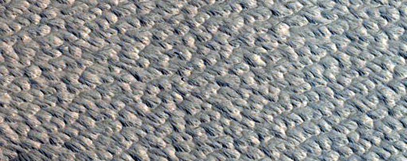 Dusty Terraced Impact Crater