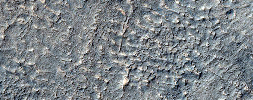 Surface Features East of Hellas Planitia
