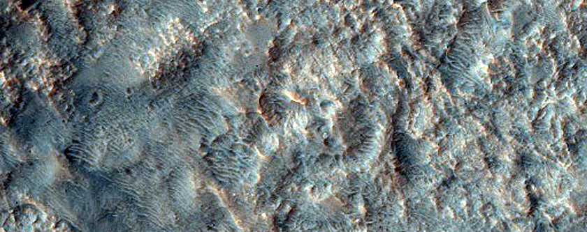Channel within Valley in Northeastern Hellas Planitia